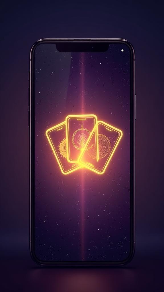 GF App Oracle Card Reading feature