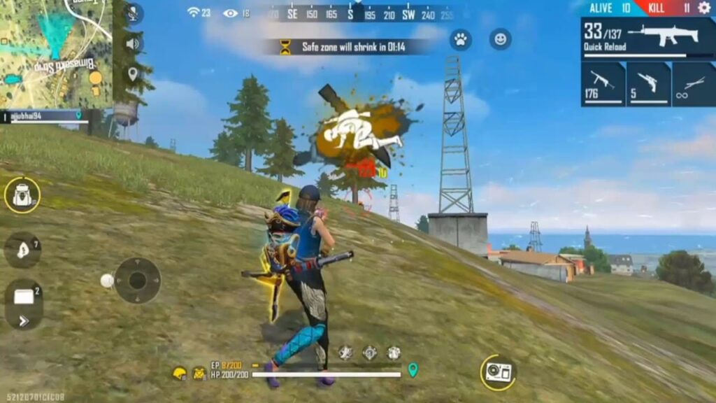 free fire best player