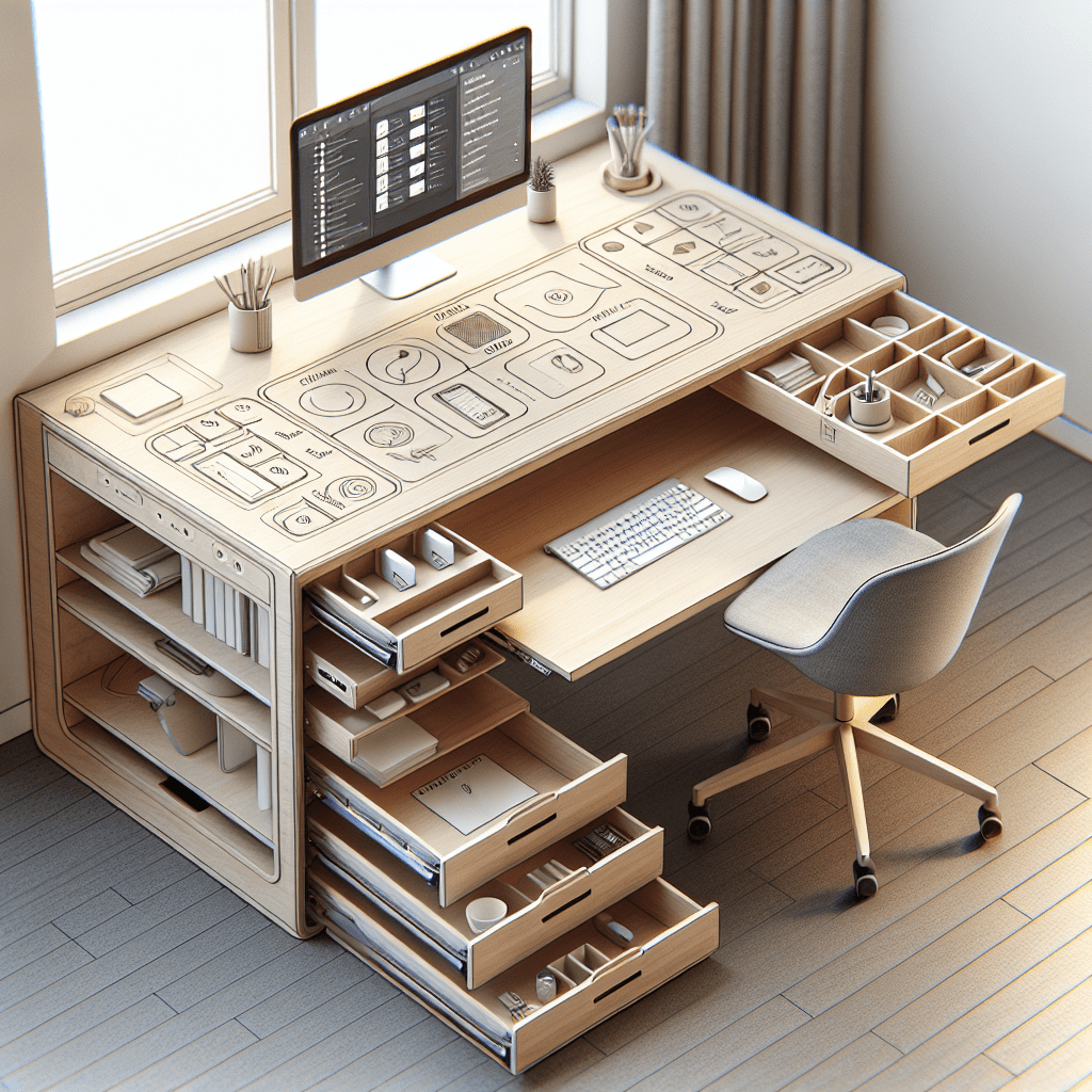 Maximizing Workspace Efficiency With Smart Computer Desk Drawers