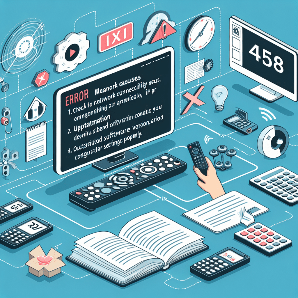 Understanding Iptv Error Code 458: Causes And Solutions