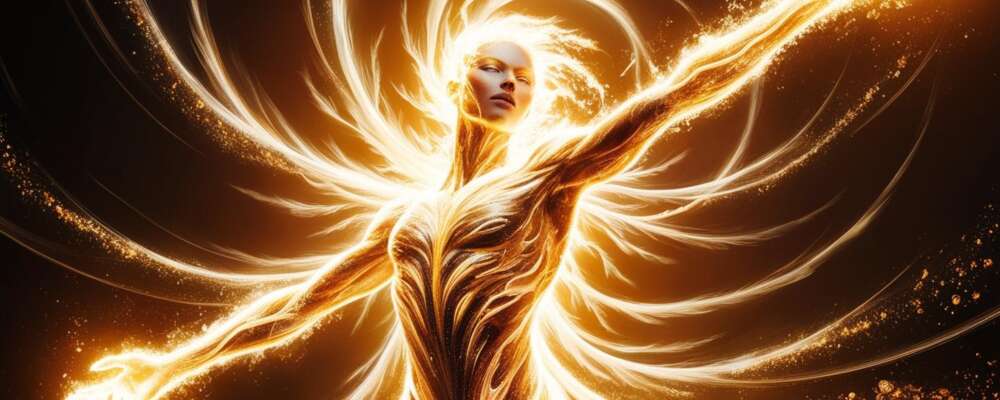 light being with strong energy